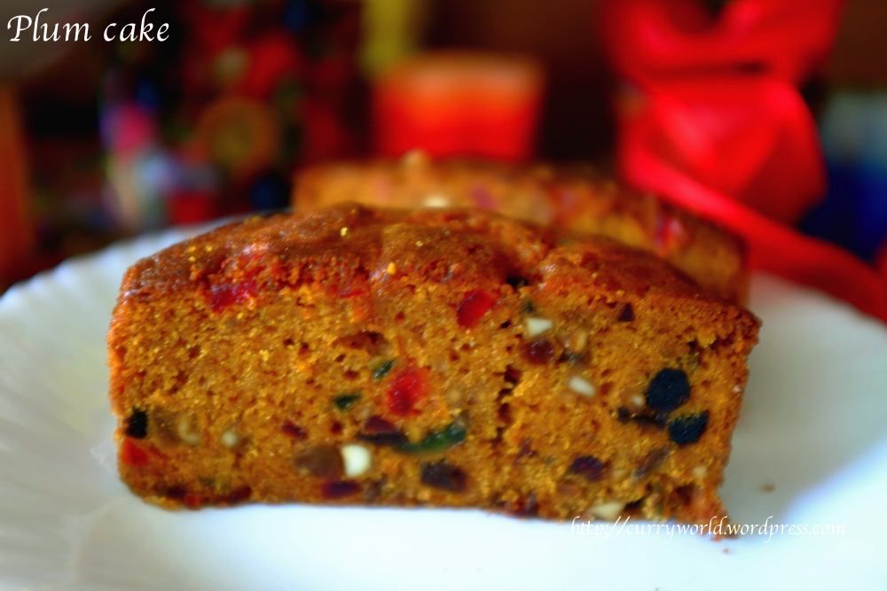 Christmas plum cake recipe - Hatty Foods